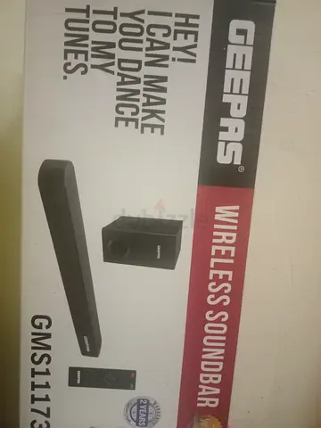 Geepas GMS1117 Wireless Soundbar with Subwoofer - Used