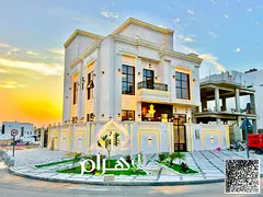 Luxury villa for sale in Ajman | 3 floors with sophisticated design and excellent finishes | Registr