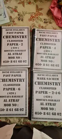 Chemistry igcse past paper booklets