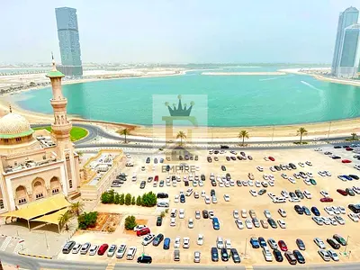 Ac free Full sea view 2master room wardrobe, big space gym pool1 parking free