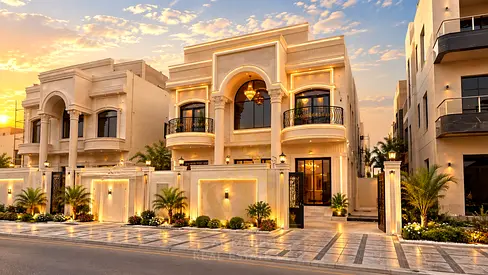 Luxury villa for sale featuring VIP finishes, modern design, and spacious areas in a prime location—all-inclusive price.