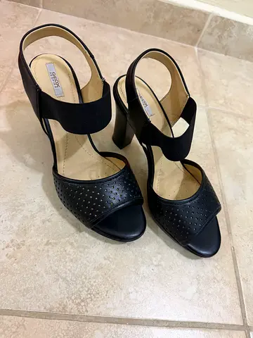 Geox black heels women size EU36