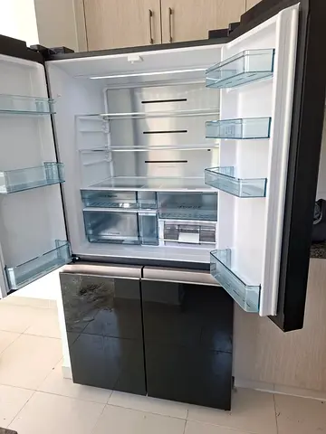 Hitachi French door refrigerator, 4-door, excellent working condition 90cm