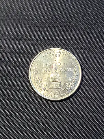 Vintage 2009 Maryland State Quarter - US Mint Collectible Coin