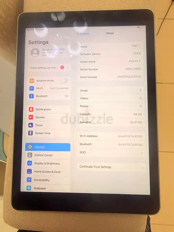 Ipad air 2 64 gb