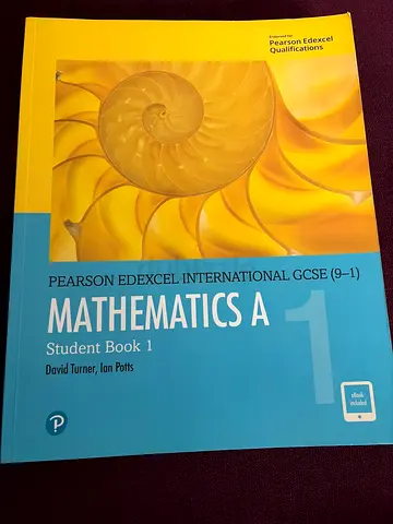 Pearson Edexcel International GCSE Mathematics A Student Book 1 (Like New)