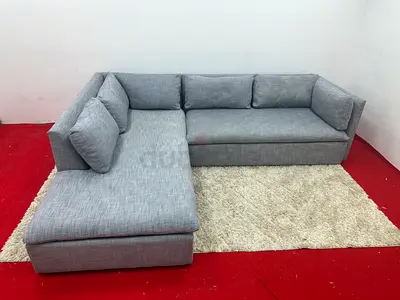 Looks great condition pottery barn lshape sofa
