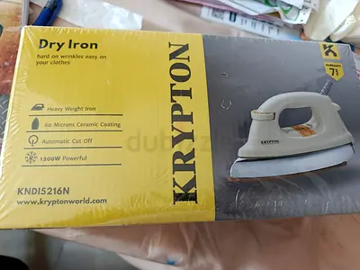 Krypton heavy duty iron box with 7 years warranty
