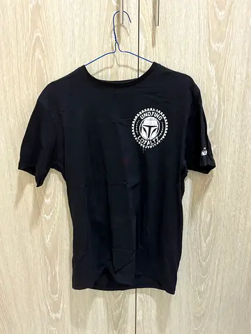 Black Graphic T-Shirt Size S - Casual Short Sleeve Tee