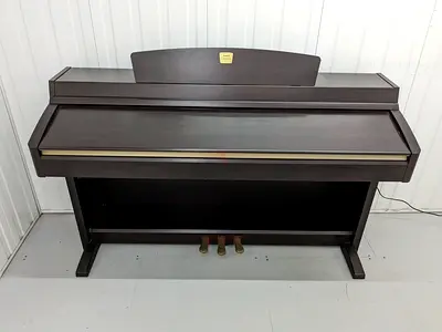 Yamaha Digital Upright Piano (Dark Wood) with 3 Pedals