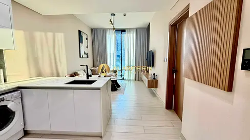 Fully Furnished 1BR | Binghatti Venus | City & Park Views