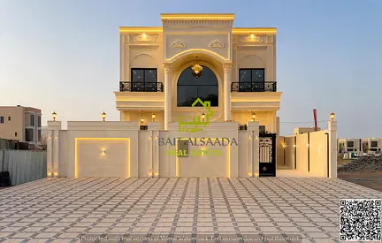 فيلا كلاسيكه, مساحه 4300 قدم مربع, علي شارع رئيسي, قريب شارع محمد بن زايد, تملك حر