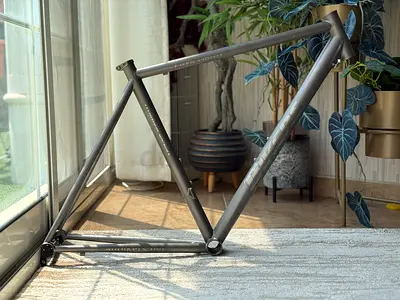 Titanium Road Bike Build Kit (Size 52) – Frame, Easton EC90 Cockpit & SRAM