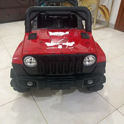 Red Kids Ride-On Electric Jeep - Good Condition