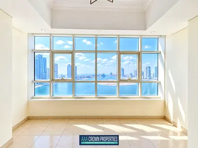 🌊 Fully Sea View 2BHK | 2 Washrooms | Balcony | Gym & Pool Free | Parking Free | Al Mamzar Sharjah