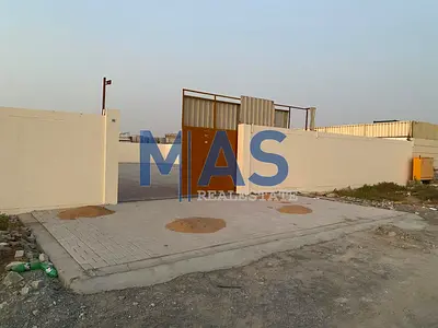 For Sale or Rent: Premium 9,785 sq. ft. Plot in Al Sajaa, Sharjah with Electricity, Water, Interlock, and Office – Ownership for UAE & GCC Nationals