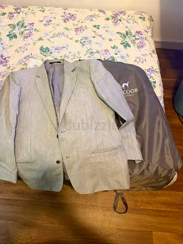 Sacoor Brothers Dark Gray Blazer - Size 54 - for Men