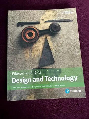 Edexcel IGCSE/GCSE Design and Technology textbook (9–1) - Pearson