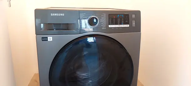 Samsung 8 kg washer 6 kg Dryer Fornt Load 1400 Rpm Color Gray WD80TA046BX