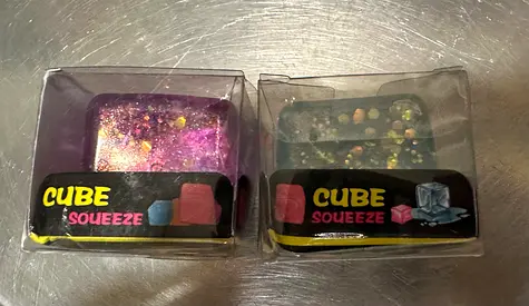 2 pcs Cube Squeeze Sensory Stress Relief Toys