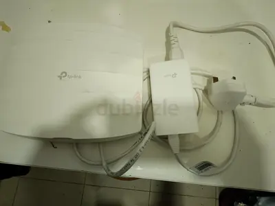 TP-Link EAP245 wireless router with power adapter - used