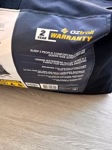 OZtrail 2 Person Queen Stretcher Bed Tent