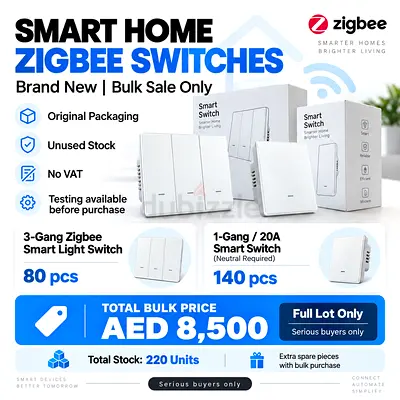 SMART HOME ZIGBEE SWITCHES – BULK SALE ONLY