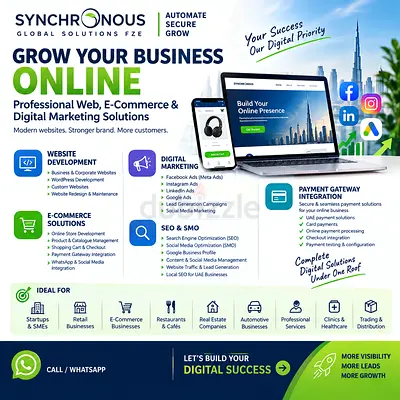 Website + E-Commerce + SEO + Facebook & Instagram Ads
