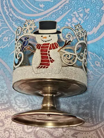 Bath & Body Works Snowman candle stand