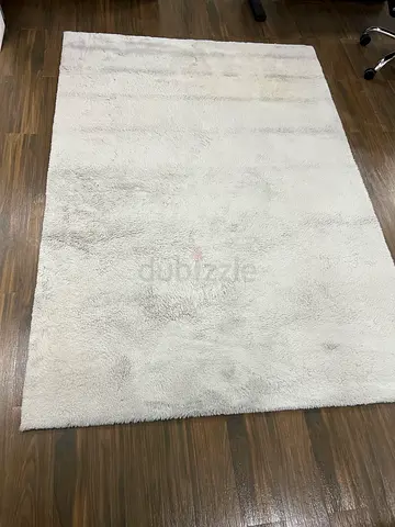 White Rug for Living Area 230x160cm