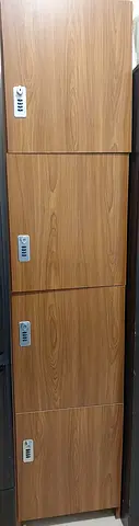 Used 4-Door Wooden Storage Locker / Wardrobe Cabinet - Good Condition