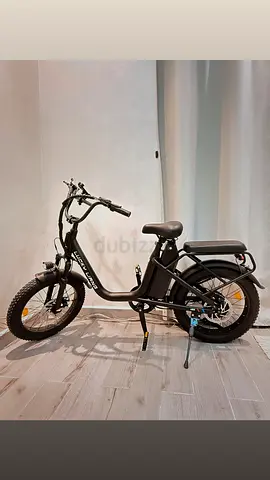 Electric Fat Tire City Bike with Rear Rack - Good Condition