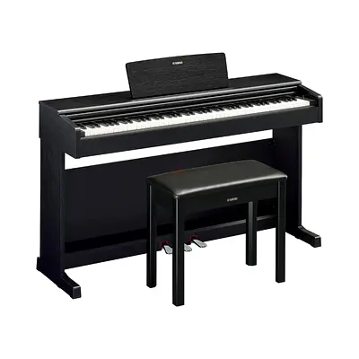 Yamaha Digital Piano with Stand and 3 Pedals - Black