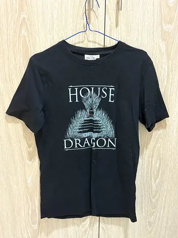 Black 'House of the Dragon' Graphic T-shirt - Men's S
