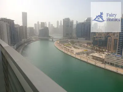 Full Canal & Burj Khalifa View | 1BR Apartment | Clayton Residency