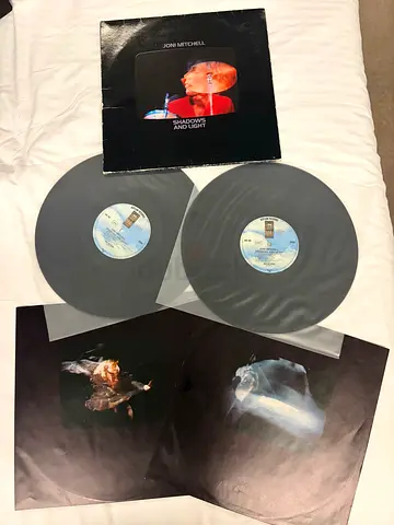 Joni Mitchell Shadows Light vinyl 1980