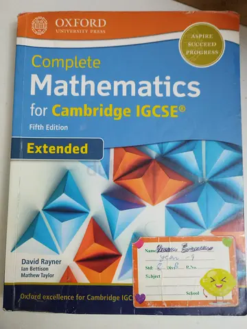 Complete Mathematics for Cambridge IGCSE (Extended) - 5th Edition