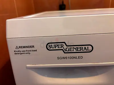 Super General front Load Washing Machine SGW6100NLED