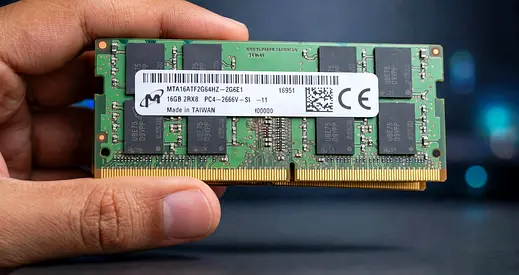 16GB DDR4 SODIMM Laptop RAM (1Rx8, 2666MHz) - Good Working Condition