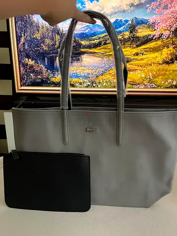 Lacoste Reversible tote bag with pouch