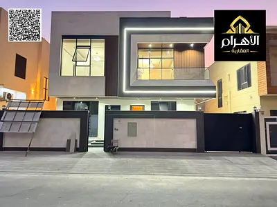 Two-story villa with a roof terrace in Al Yasmeen | Freehold ownership for all nationalities; located opposite Al Rahmaniya, Sharjah.
