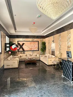 Two-bedroom apartment with a living room available for annual rent in Ajman, Al Jurf 2. Features 3 b