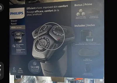 Philips Shaver 6000 Series with SkinIQ & Cleaning Pod (Brand New in Box)