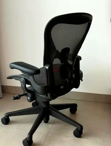 Ergonomic Mesh Office Chair - Adjustable Lumbar Support, Black