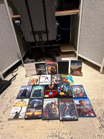 MOVIES AND TV SHOWS BLU RAY AND DVDS
