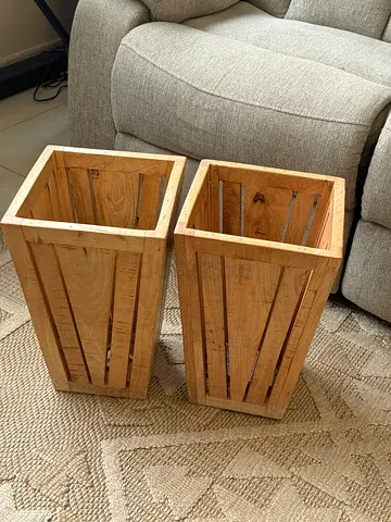 Two Wooden pot