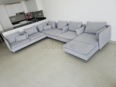Available Ikea sodhram Usahp sofa gray color like new