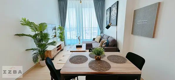 Furnished 1BR Apartment | JVC | City View