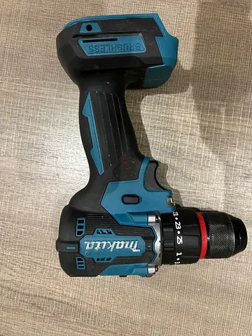Makita drill machine, not working and without battery