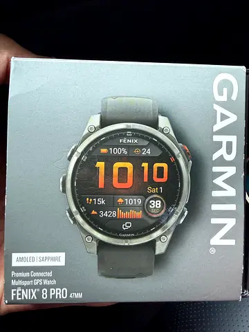 Garmin Fenix 8 Pro Amoled Sapphire (47mm) - Brand New - plus screen protector